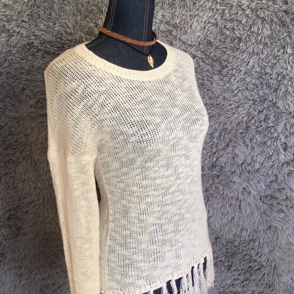 Loosely knit sweater
